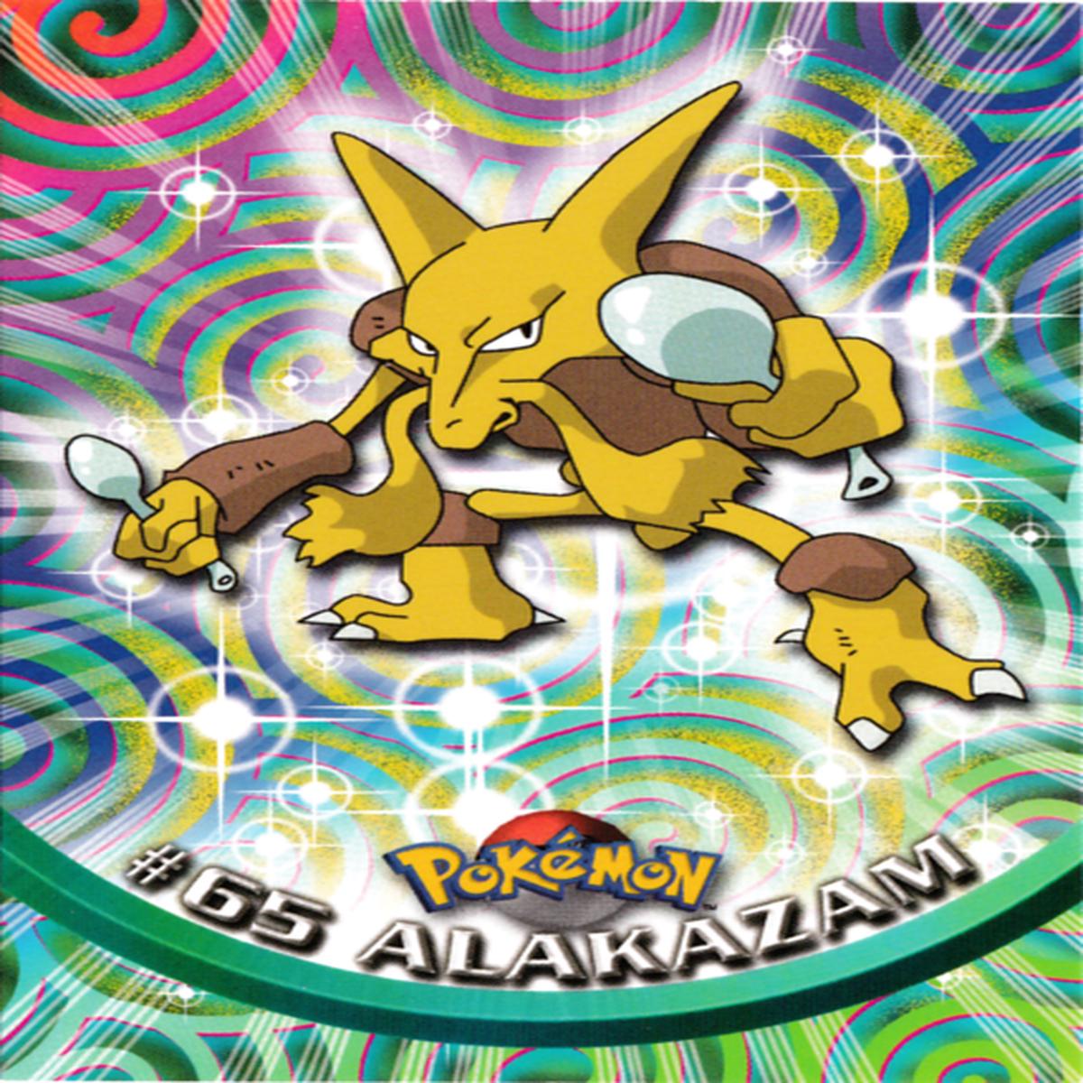 Alakazam (65) Topps TV Animation Edition Series 1 (Third Print)