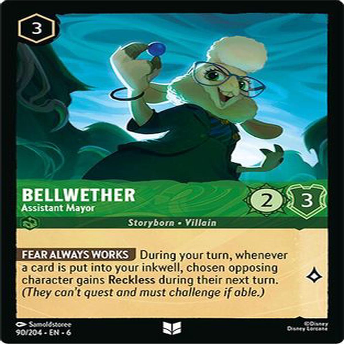 Bellwether - Assistant Mayor (90204) - Azurite Sea Cold Foil
