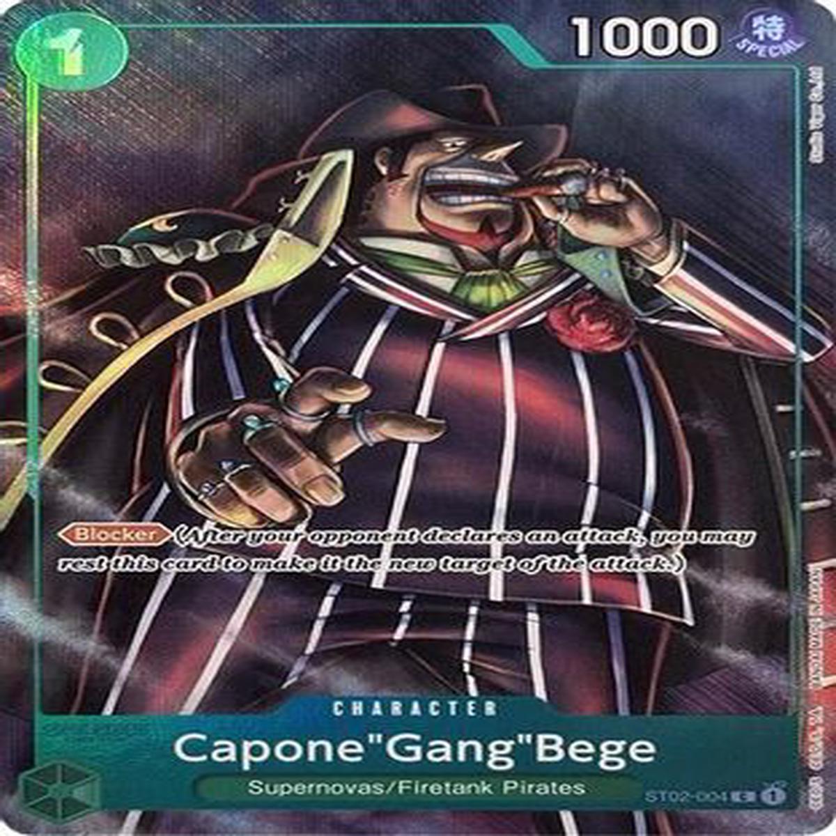 CaponeGangBege (Premium Card Collection -Best Selection Vol 2-) (ST02-004) - One Piece Promotion Cards Foil