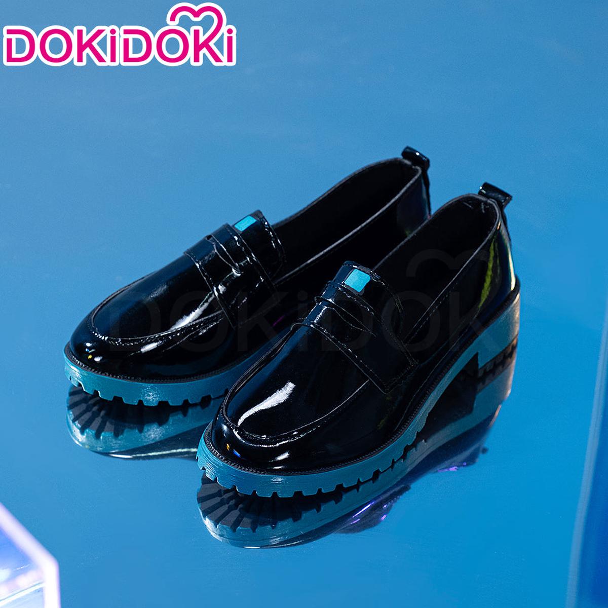 DokiDoki Cosplay Suit Cute Shoes Black Green Shoes