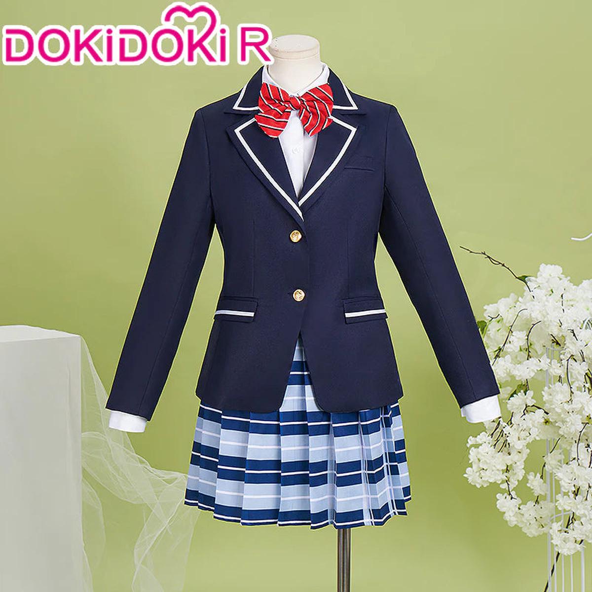 DokiDoki-R Game Prooject Sekaai Colorful Staage Cosplay Kusanagii Nenee Shiraishii Aan Costume School Uniform