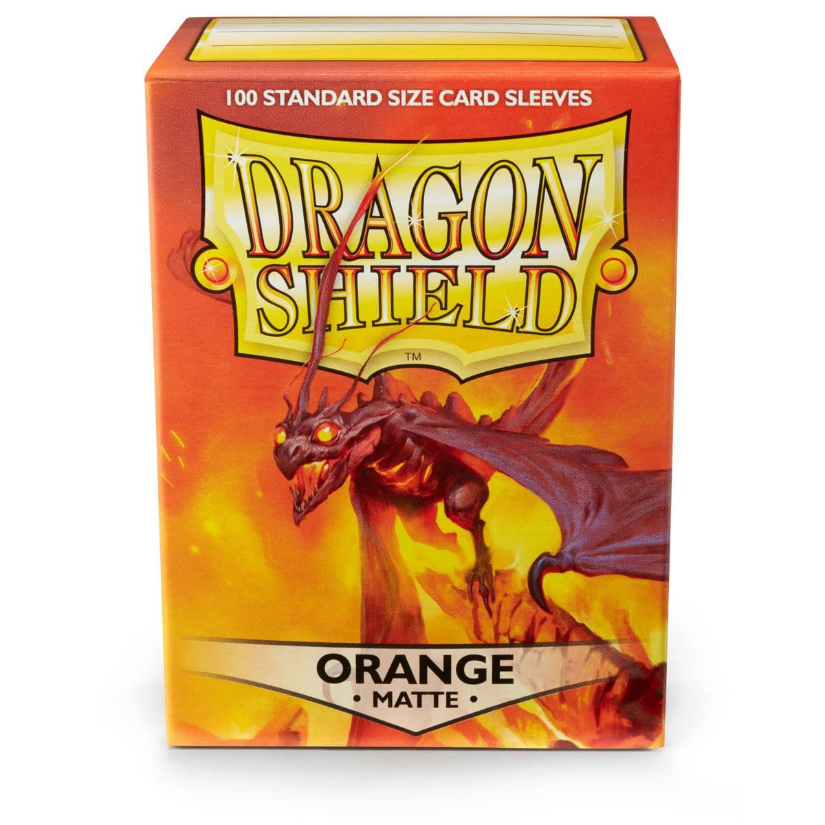 Dragon Shield Standard 100ct Sleeves - Orange (Matte)