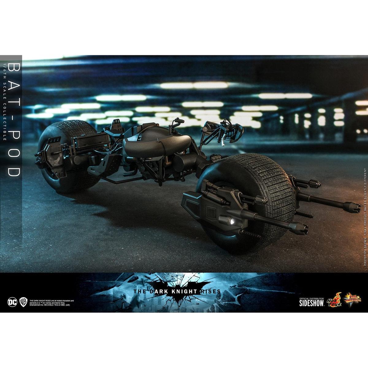 Hot Toys Movie Masterpiece 16 Scale Figure - The Dark Knight Rises - Batpod