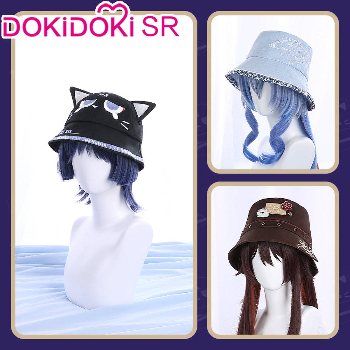 In StockDokiDoki-SR Game Genshin Impact Cosplay Hutao Ganyu Scaramouche Bucket Hat Hu Tao Gan Yu