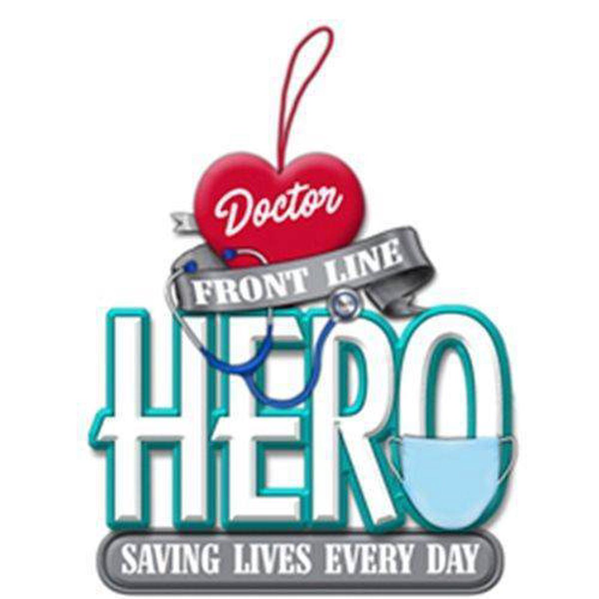 Kurt Adler - Front Line Doctor Hero 3 14 Resin Ornament