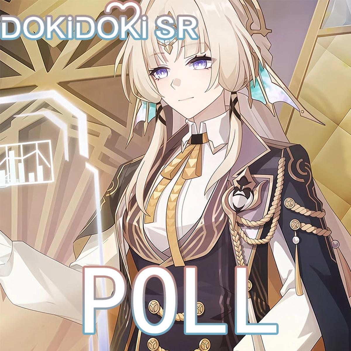 POLL5 Deposit 10 Coupon DokiDoki-SR Game Honkai Star Rail Cosplay Pearl Suit Costume