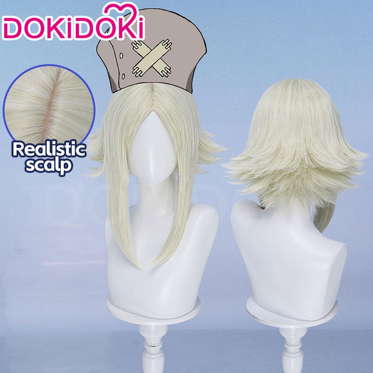 Ready For ShipDokiDoki Anime GACHIAKUTA Cosplay Eishia Stilza Wig Short Blonde Hair