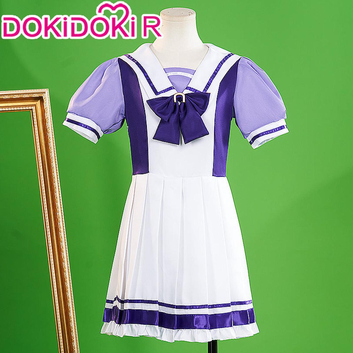 Ready For ShipLast BatchSize S-2XLDokiDoki-R Anime Game Cosplay Purple Costume Uniforms