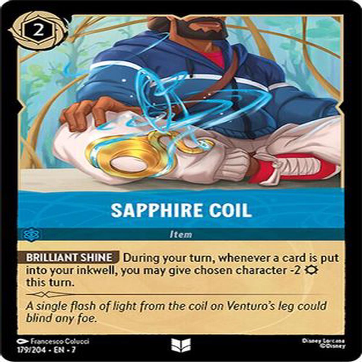 Sapphire Coil (179204) - Archazias Island Cold Foil