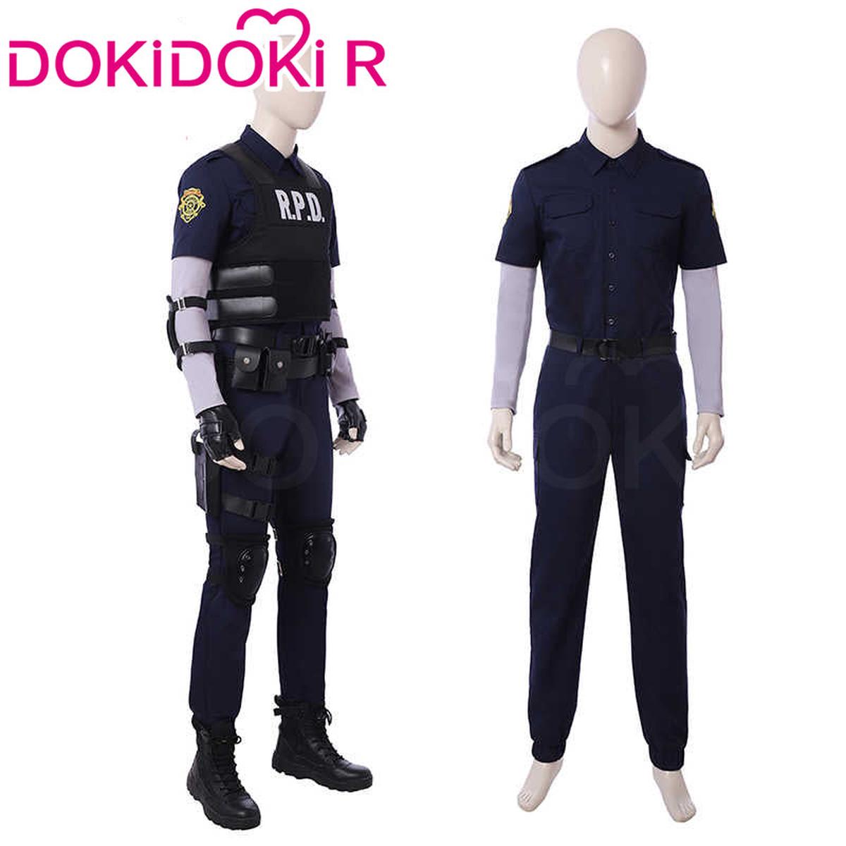 Size S-3XLDokiDoki-R Game Cosplay Black Blue Team Suit Costume