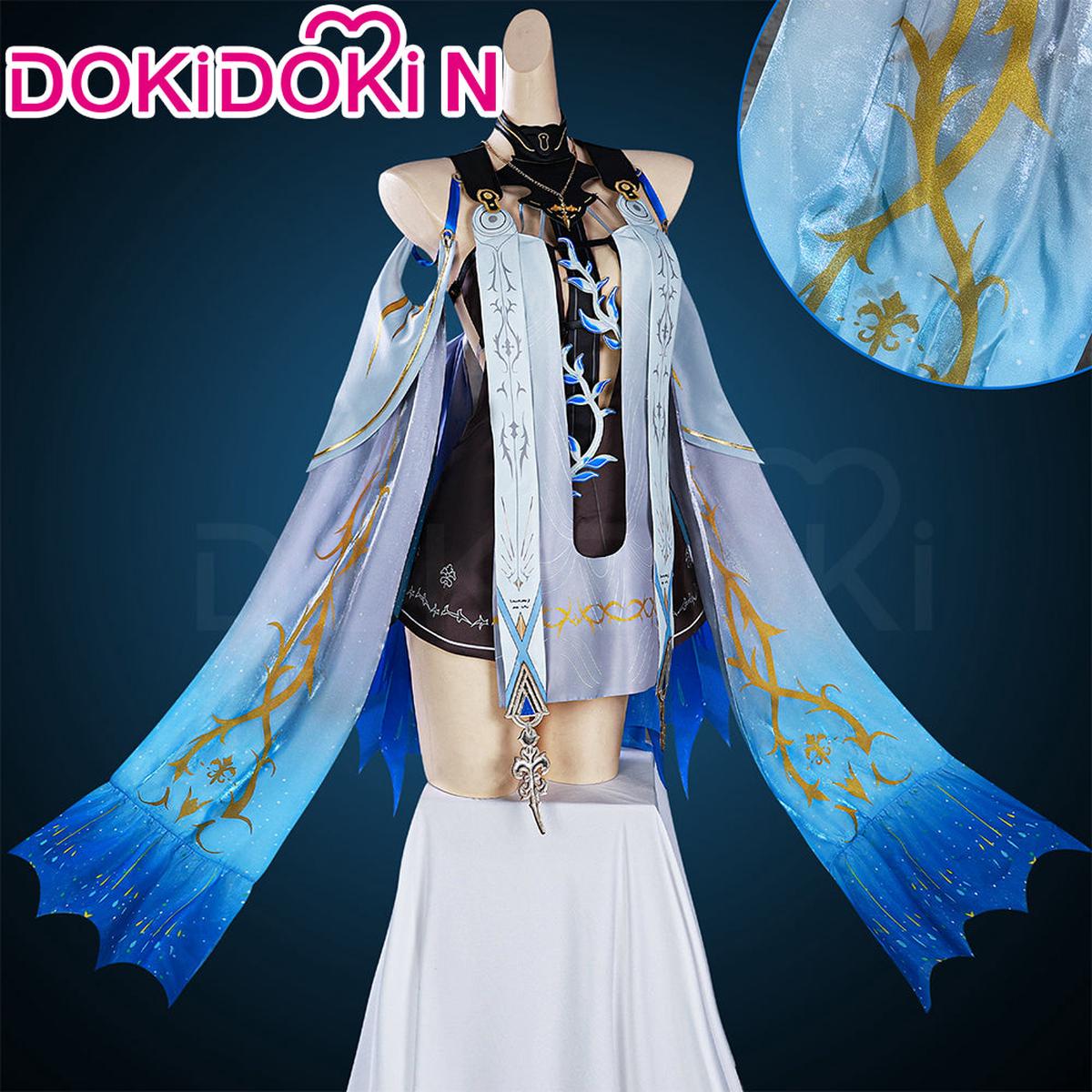 Size XS-3XLDokiDoki-N Game Wuthering Waves Cosplay Cartethyia Costume Headwear Hand Armor