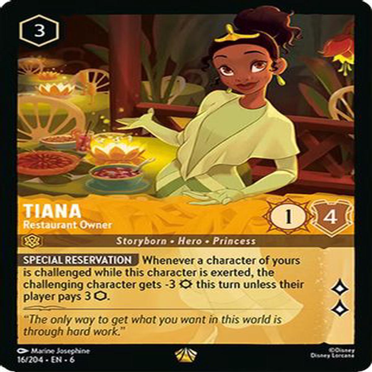 Tiana - Restaurant Owner (16204) - Azurite Sea