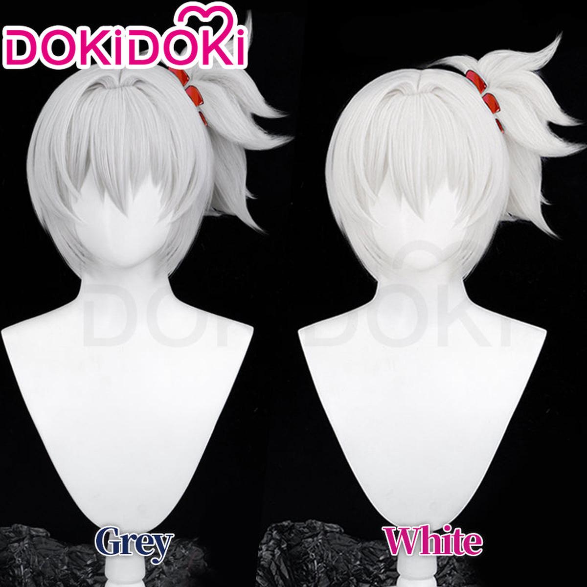 White Ver Ready For ShipDokiDoki Game Zenless Zone Zero Cosplay Soldier 11 Cosplay Wig Short Silver