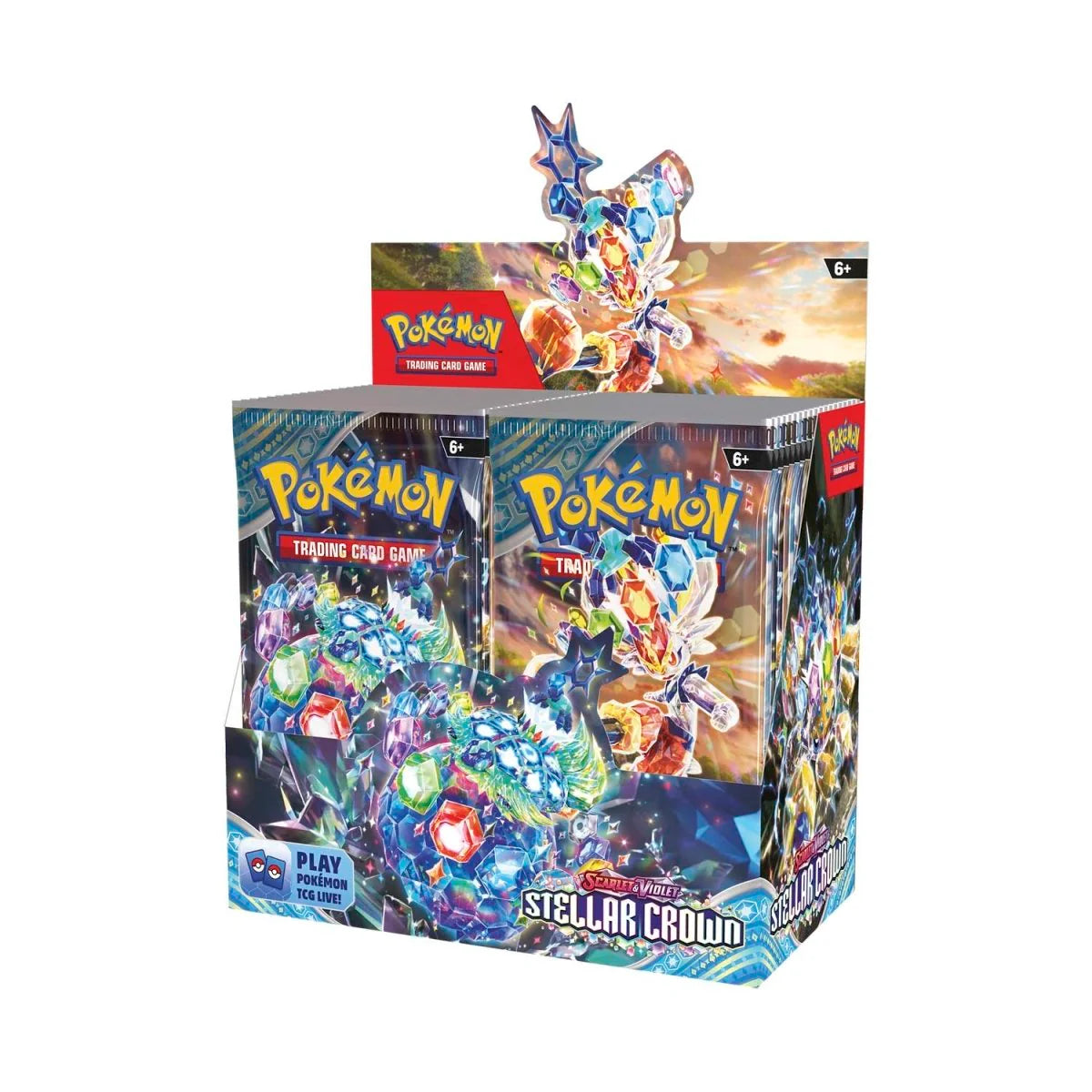 Pokmon TCG Scarlet Violet Stellar Crown Booster Box (36 Packs)
