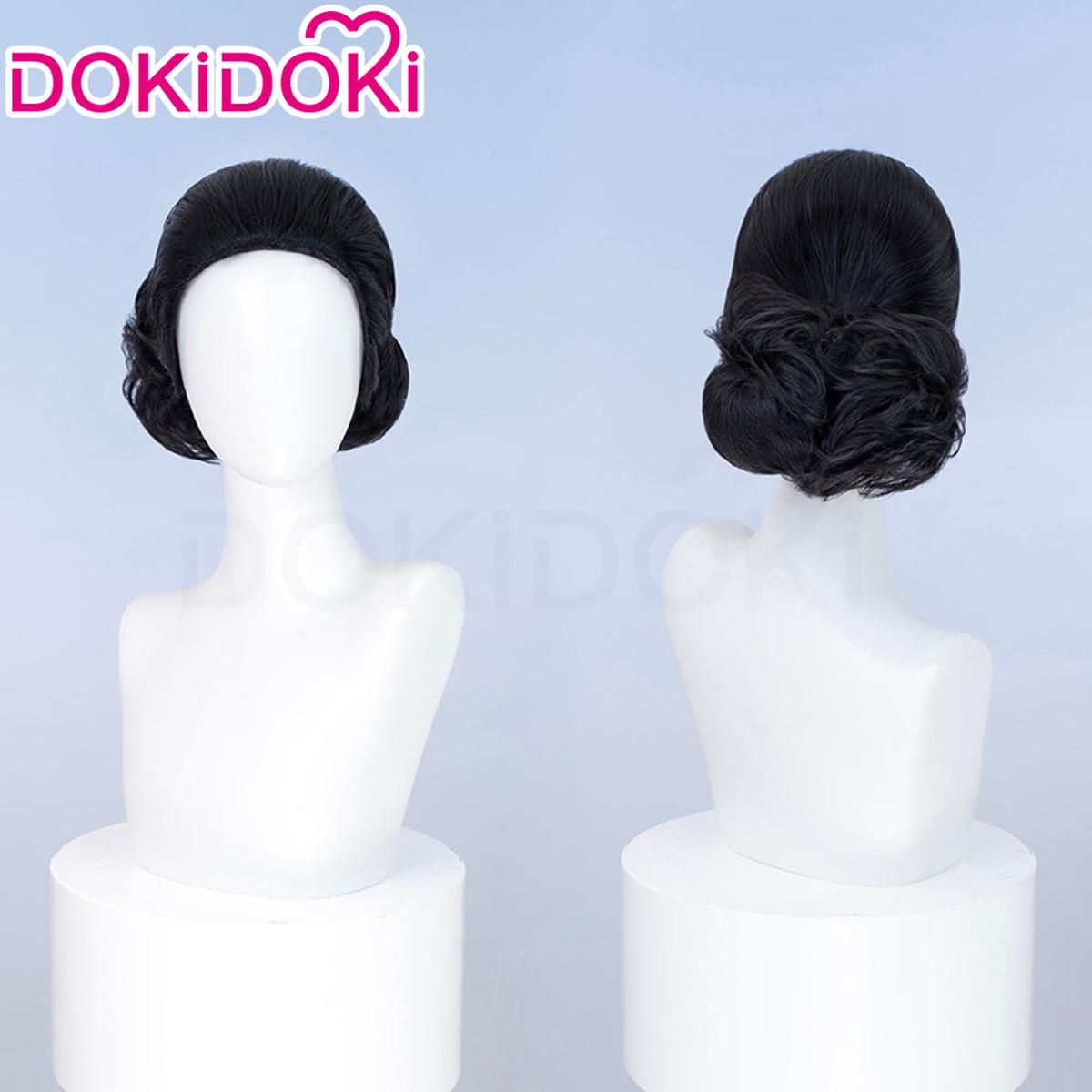 DokiDoki Anime Movie The Boy and the Heron Cosplay Lady Himi Wig Short Black