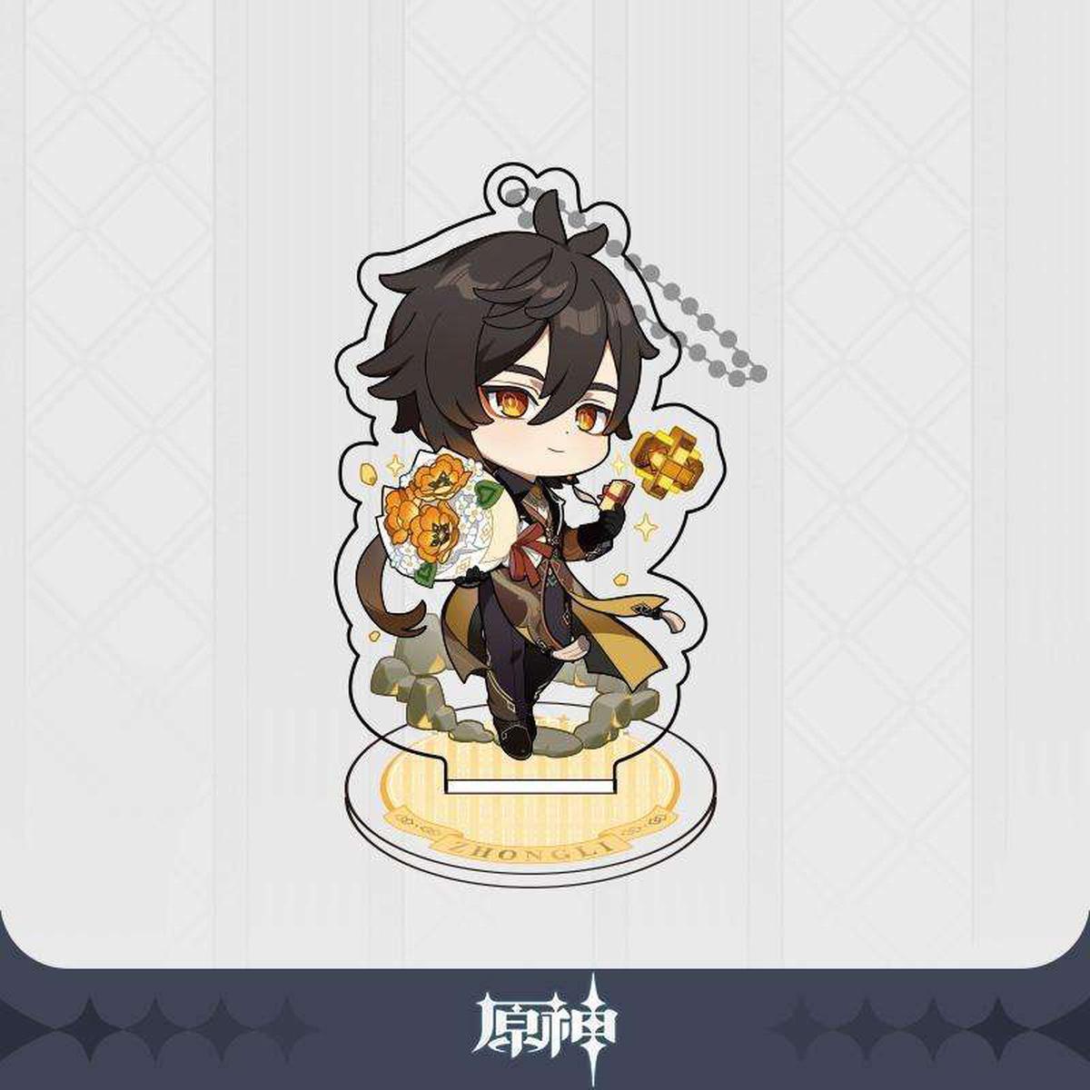 Genshin Impact - Zhongli 2-in-1 Acrylic Keychain Stand