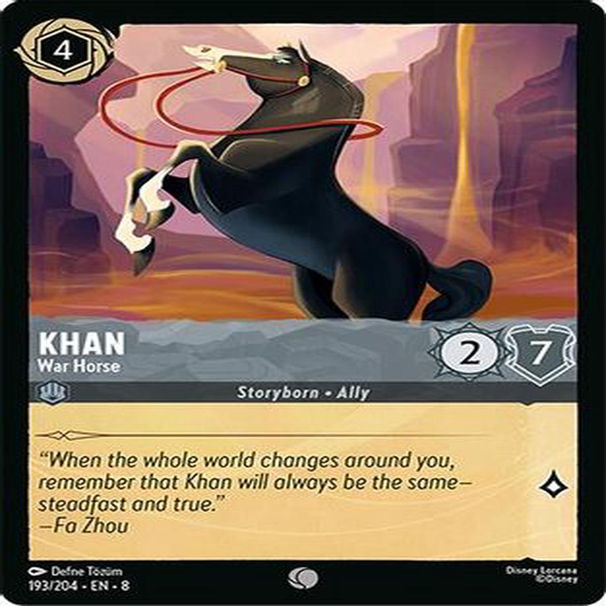 Khan - War Horse (193204) - Reign of Jafar Cold Foil
