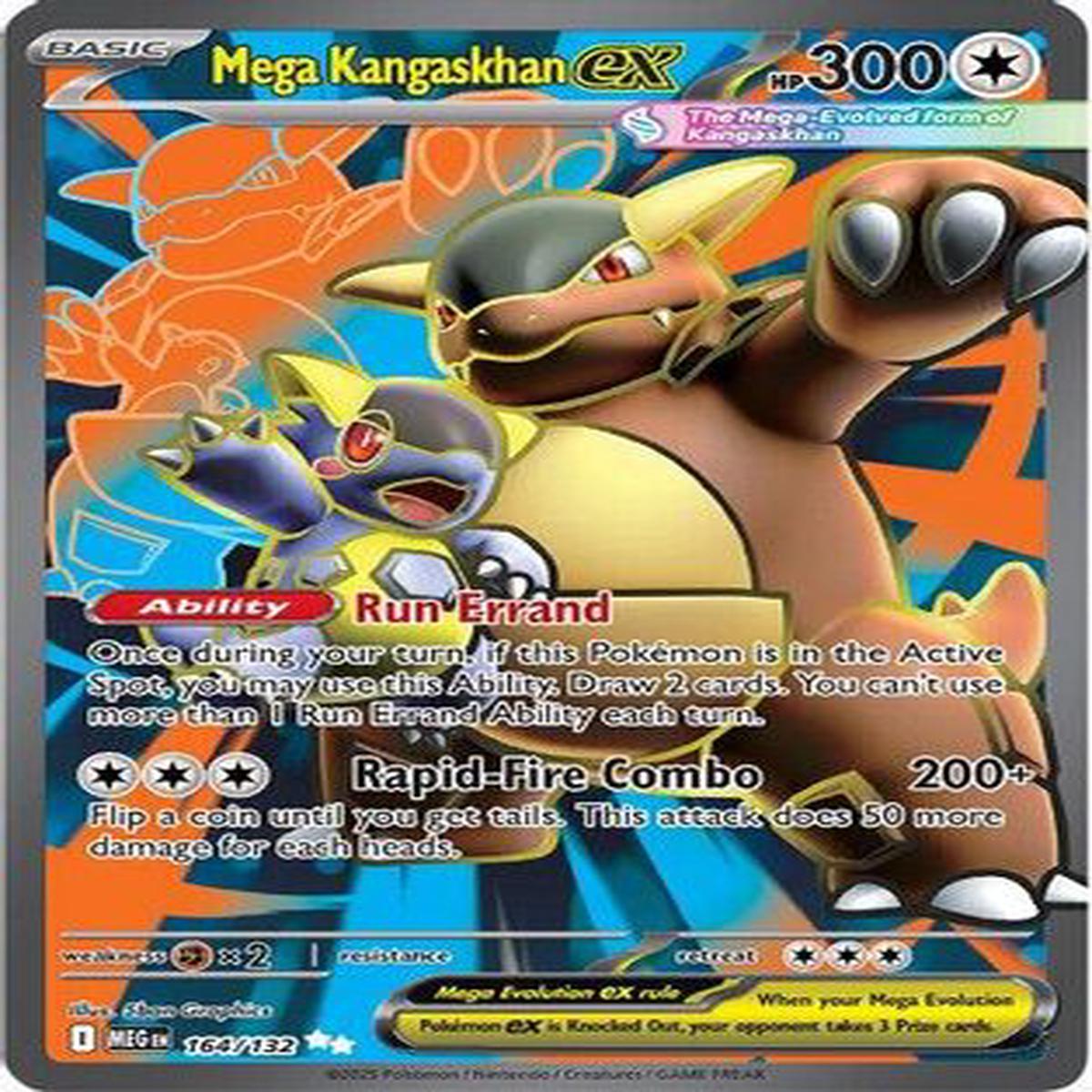 Mega Kangaskhan ex 164132 - ME01 Mega Evolution Holofoil