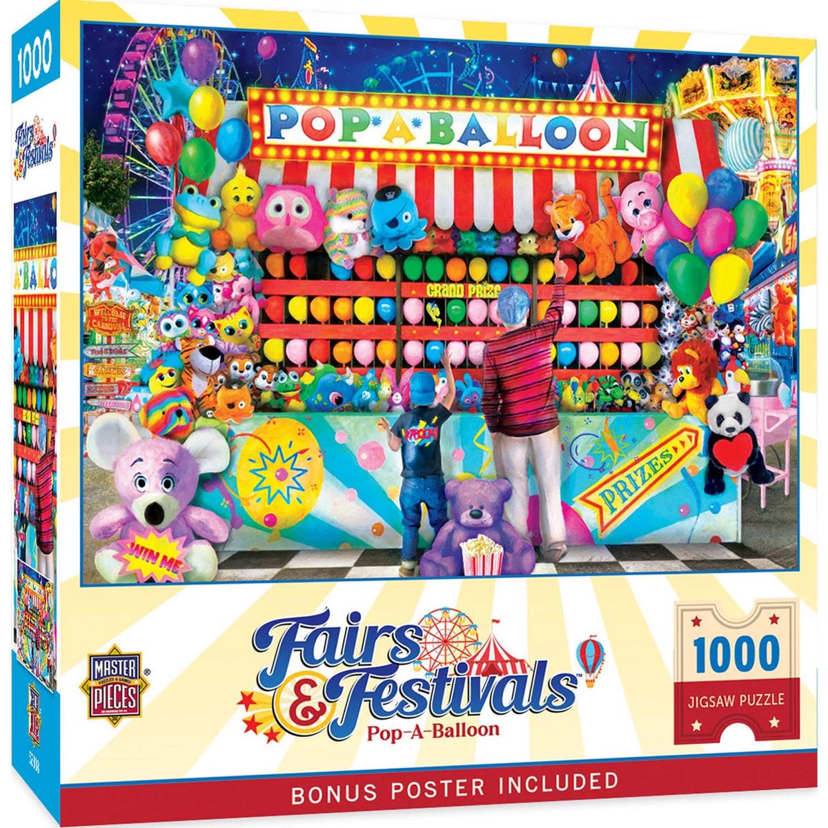 Fairs Festivals - Pop-A-Balloon 1000 Piece Jigsaw Puzzle