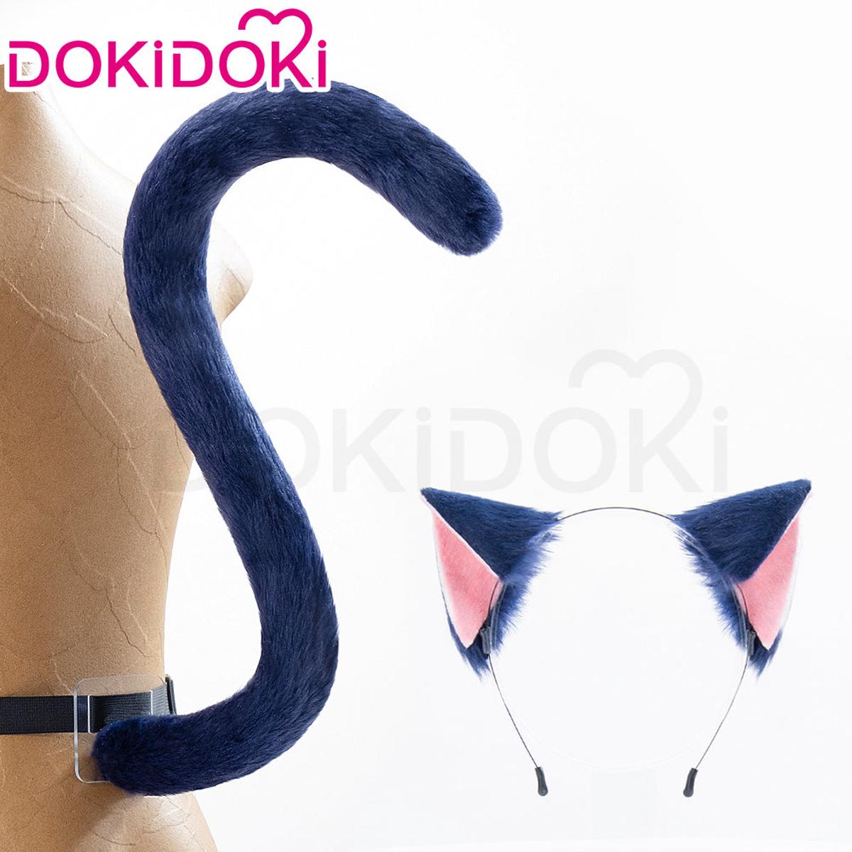In StockDokiDoki Anime Shugo Chara Cosplay Tsukiyomi Ikuto Prop Ears Tail Blue