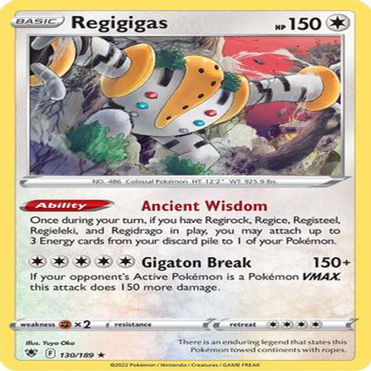 Regigigas 130189 - SWSH10 Astral Radiance Holofoil