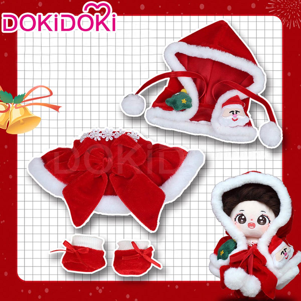 US LOCAL SHIPPINGPay 1 More Get ClothesConsignment Sales PLUSH WONDERLAND Christmas and New Year Cape Doll Clothes 20CM