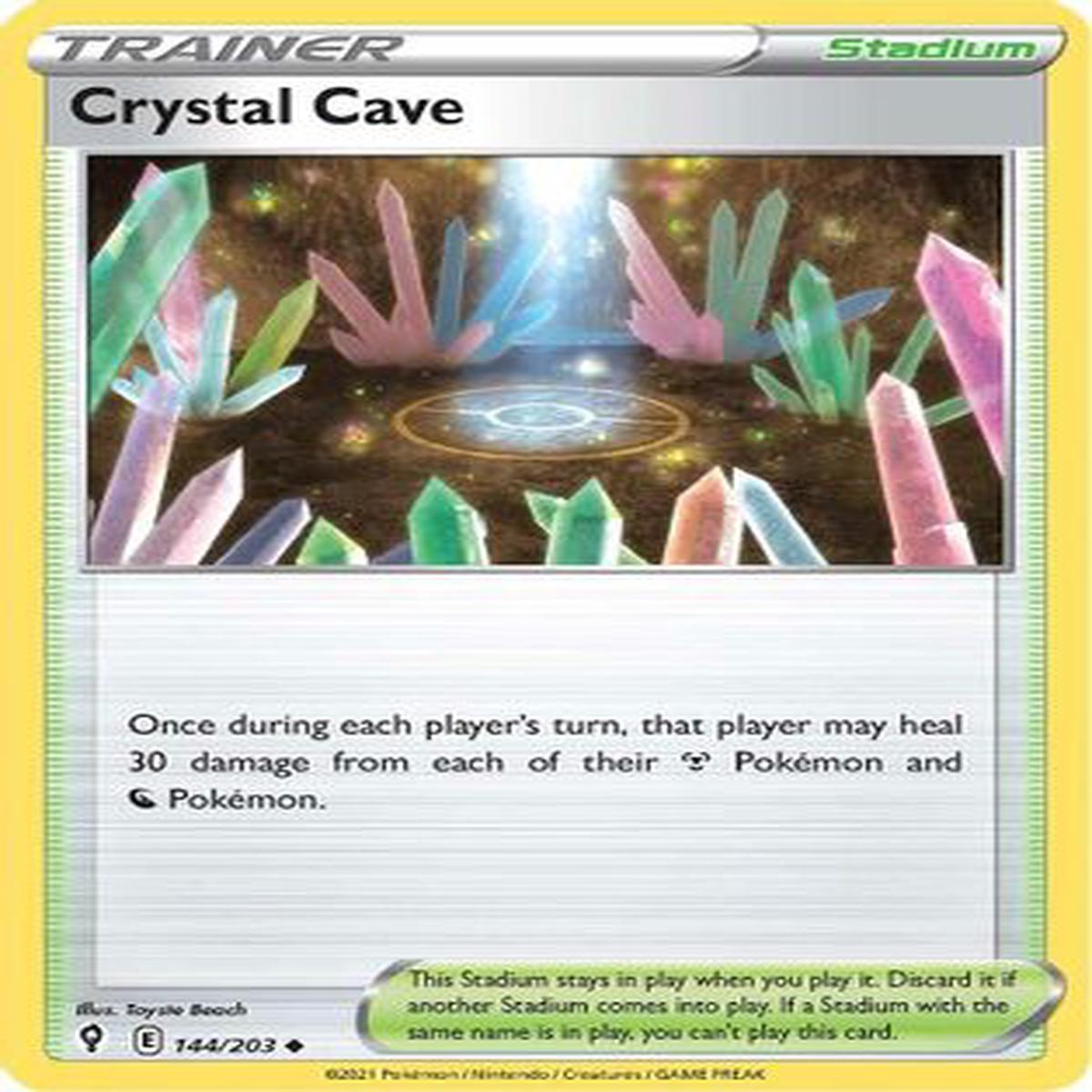 Crystal Cave 144203 - SWSH07 Evolving Skies Reverse Holofoil