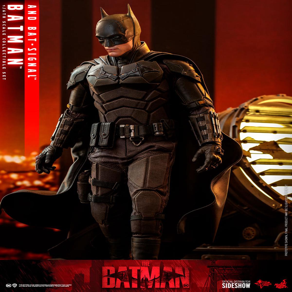 Hot Toys Movie Masterpiece 16 Scale Figure - The Batman - Batman Bat Signal