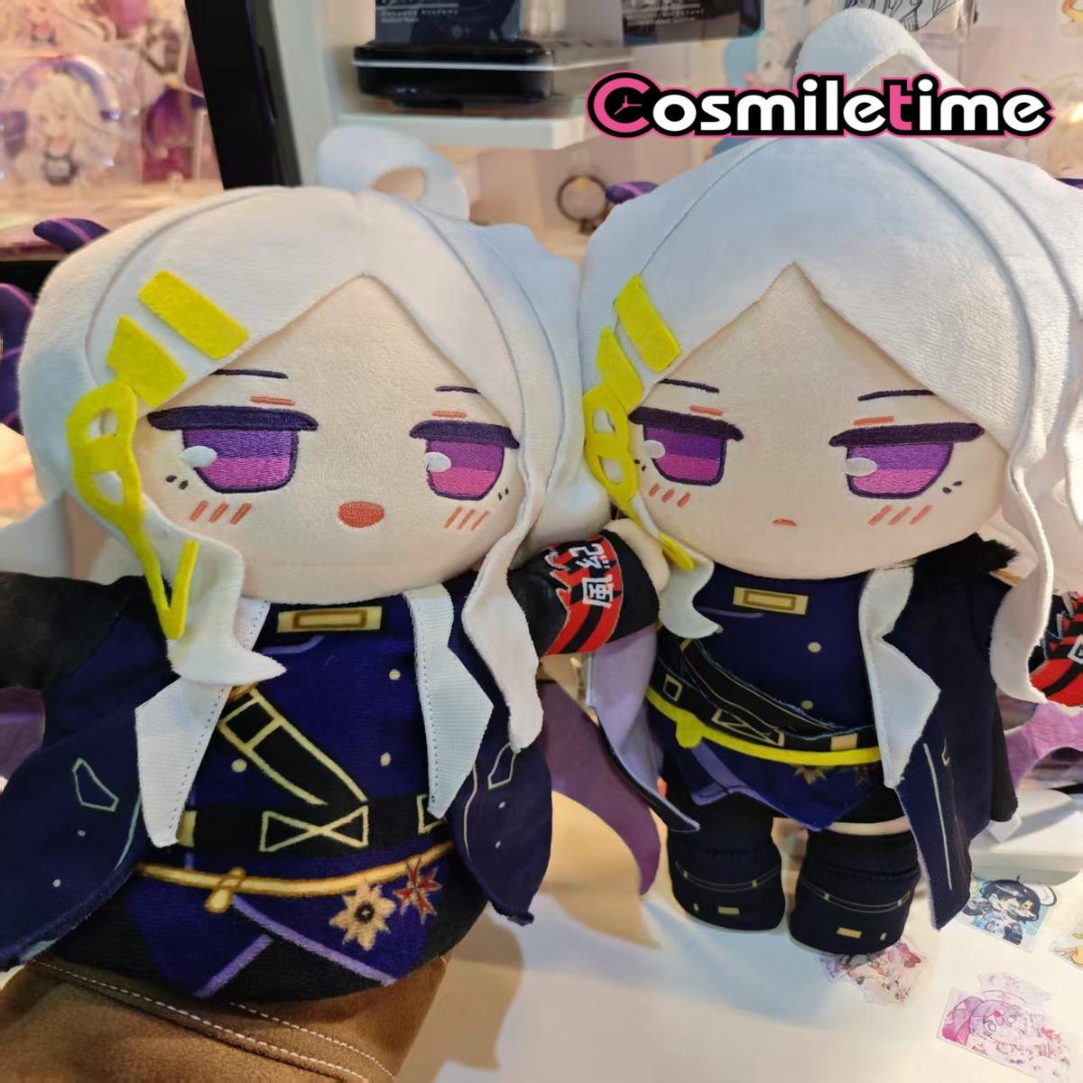 Blue Archive Hina 30cm Plush Sitting Doll Keychain Badge PVC Card Gift Toy