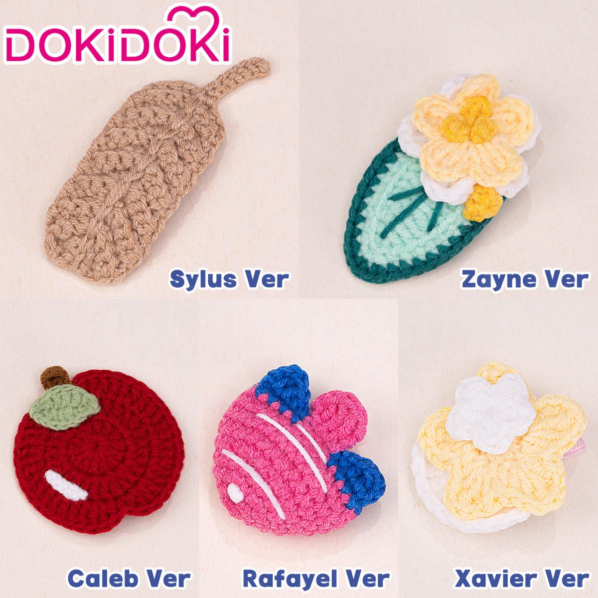 In StockDokiDoki Game Love And Deepspace Cosplay Xavier Sylus Zayne Rafayel Hairclip Headwear