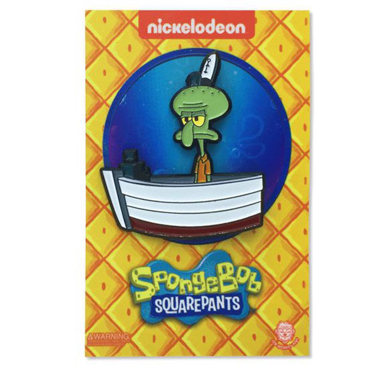 Zen Monkey Squidward at Work - Spongebob Squarepants Pin