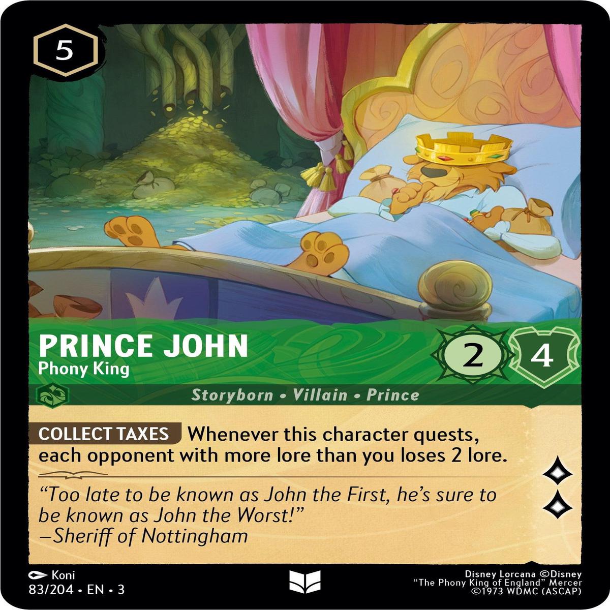 Prince John - Phony King (83204) - Into the Inklands