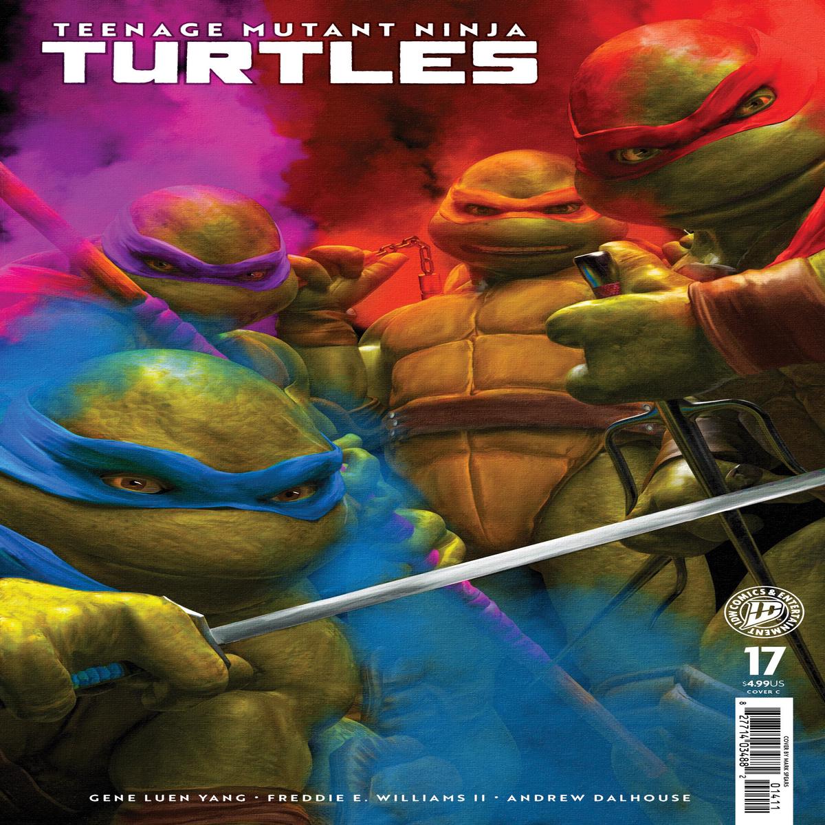 Teenage Mutant Ninja Turtles 17 Variant C (Spears)