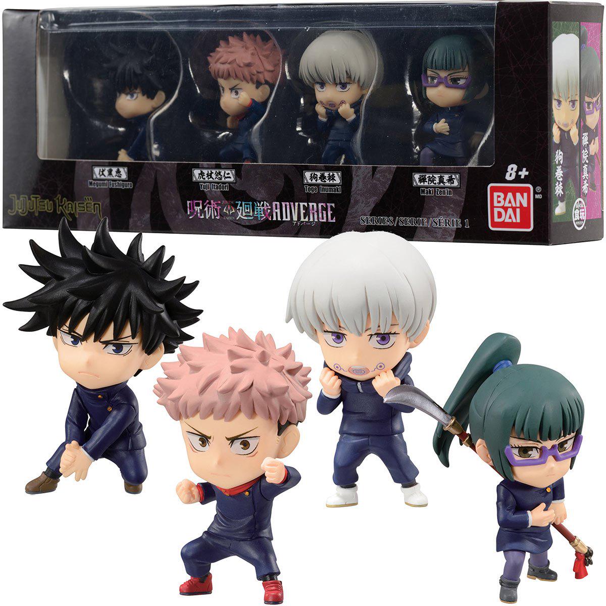 Jujutsu Kaisen Mini Figure 4-Pack Box Set 1 Bandai