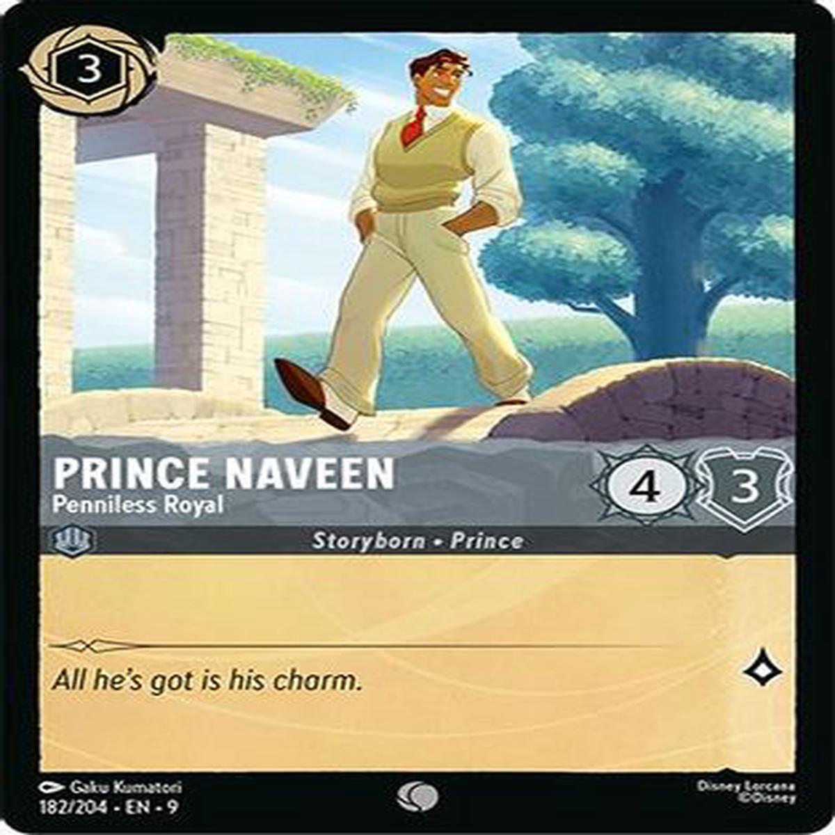 Prince Naveen - Penniless Royal (182204) - Fabled Cold Foil