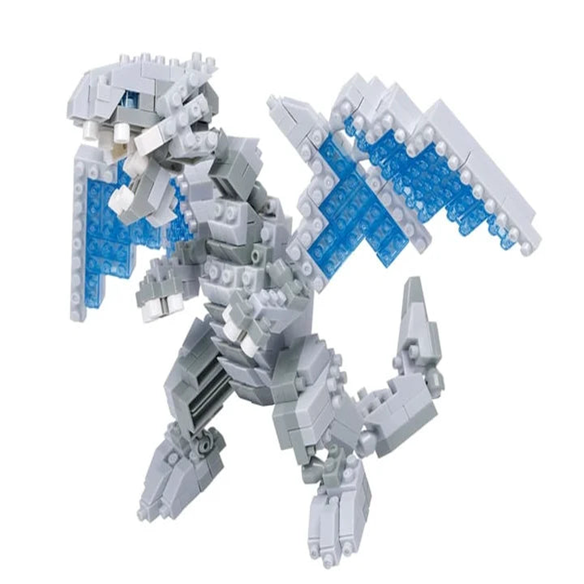 Yu-Gi-Oh Duel Monsters Blue-Eyes White Dragon Nanoblock Character Collection Series Constructible Figure Nanoblock