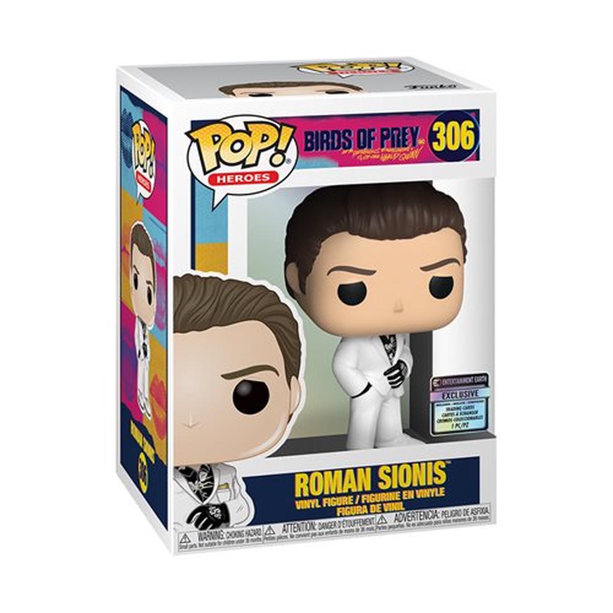 Funko POP Birds of Prey - Roman Sionis Common with Collectible Card - Entertainment Earth Exclusive