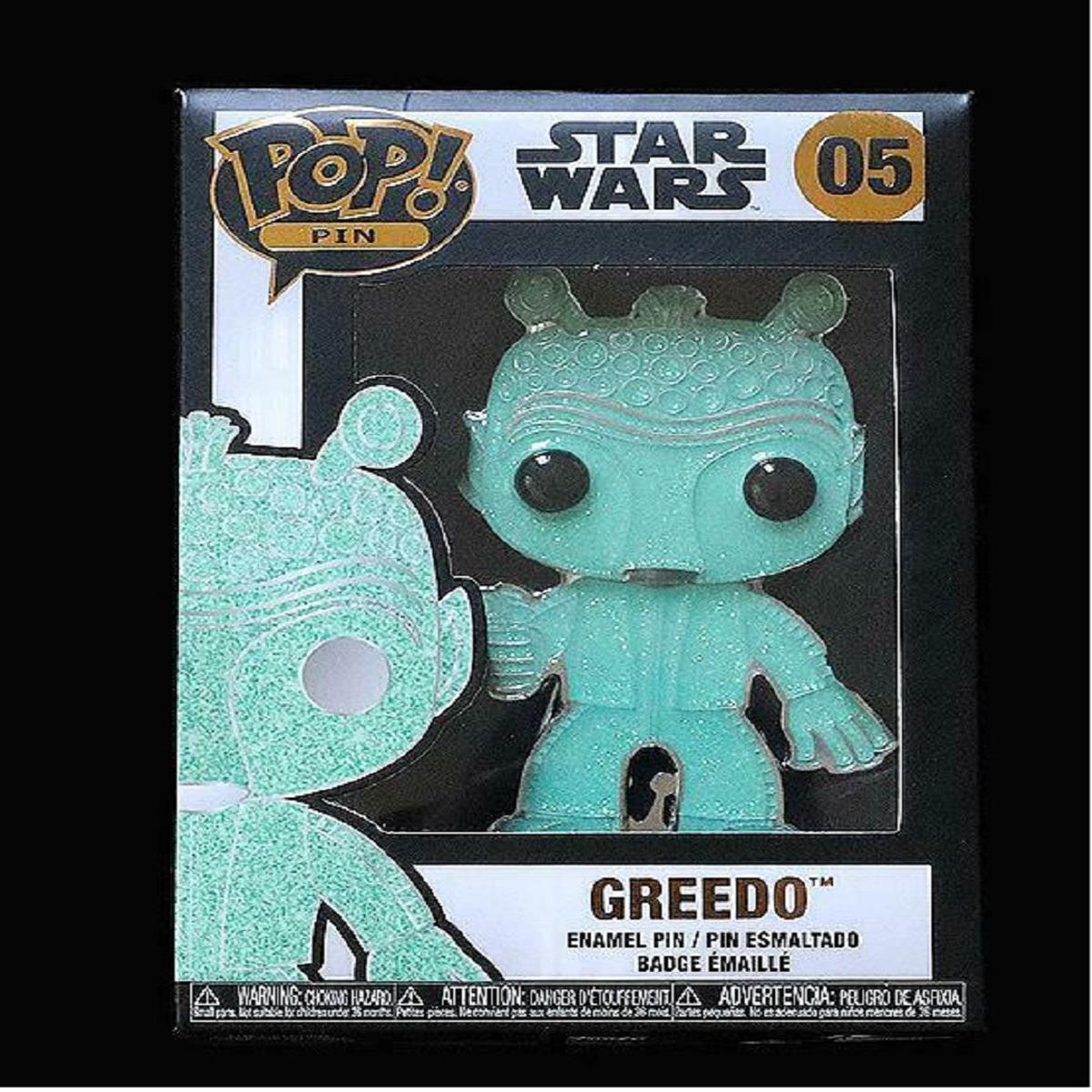 Funko Pop Pin Star Wars Greedo Glitter Chase 4 Pin