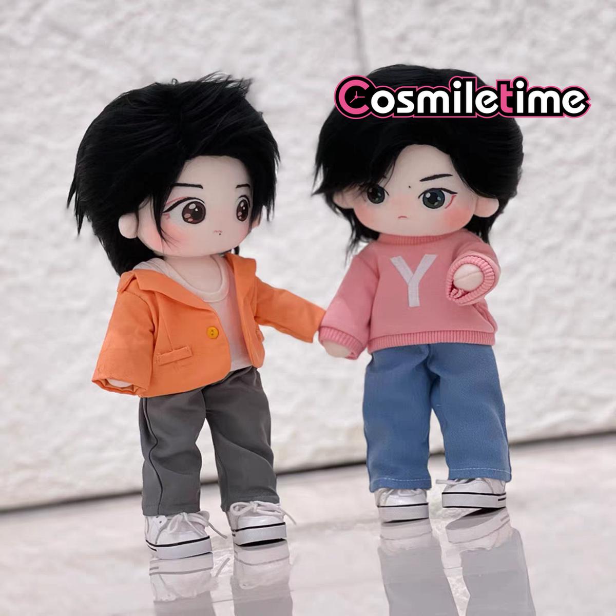 The Untamed Xiao Zhan Tang San Yibo Xie Yun Lan Wangji T-shirt Airport Fashion Plushie Plush 30cm Doll Body Clothes Toy Gift Jun