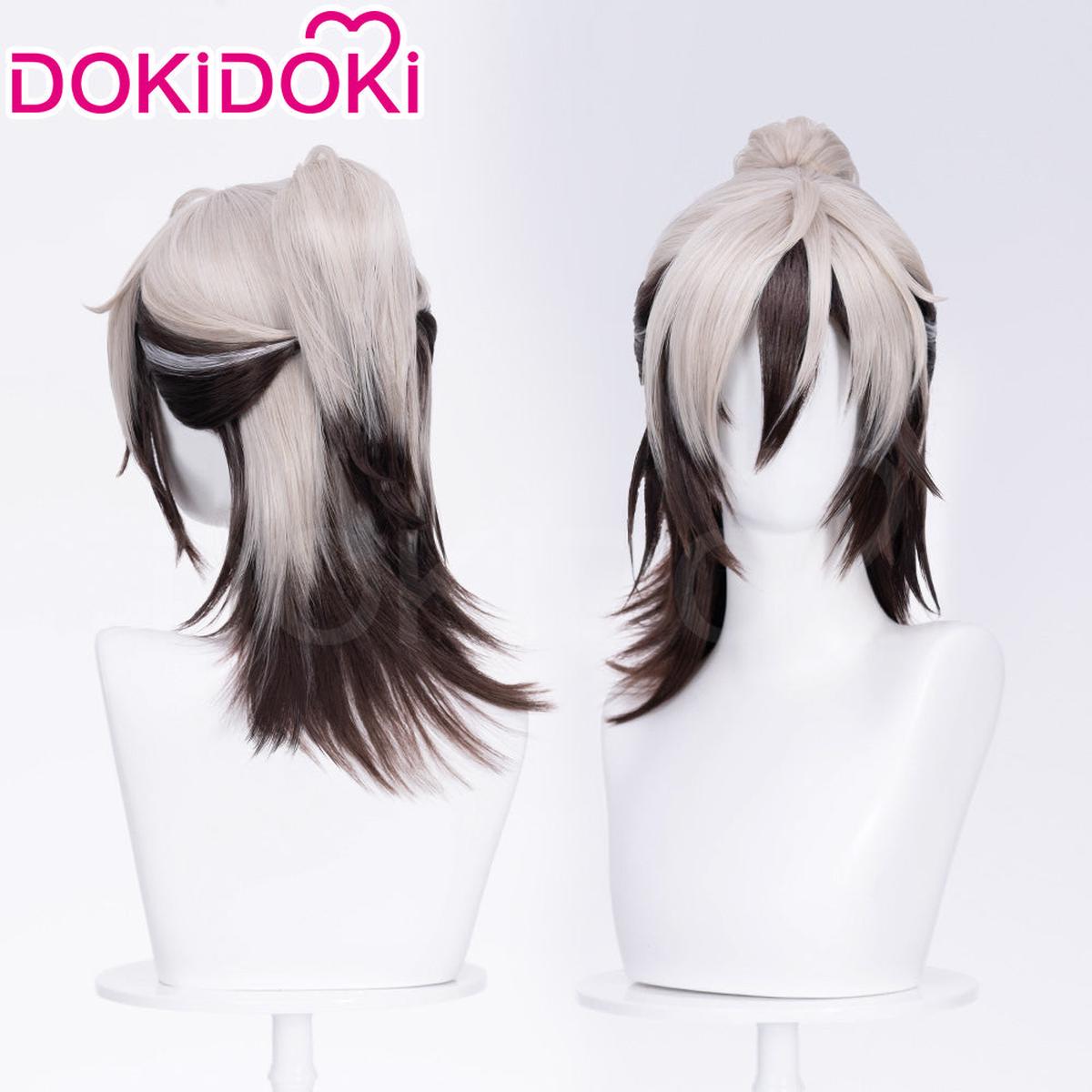 Ready For ShipDokiDoki Game Nu Carnival Cosplay Rei Wig Black White