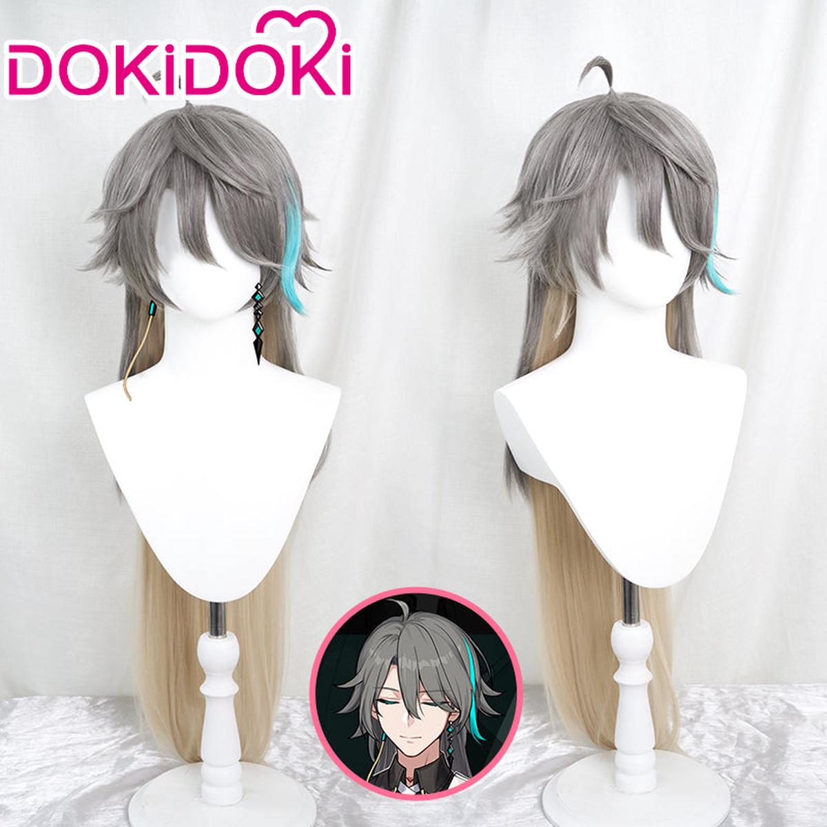 Ready For ShipDokiDoki Game Honkai Impact 3 Cosplay Su Cosplay Wig Long Grey