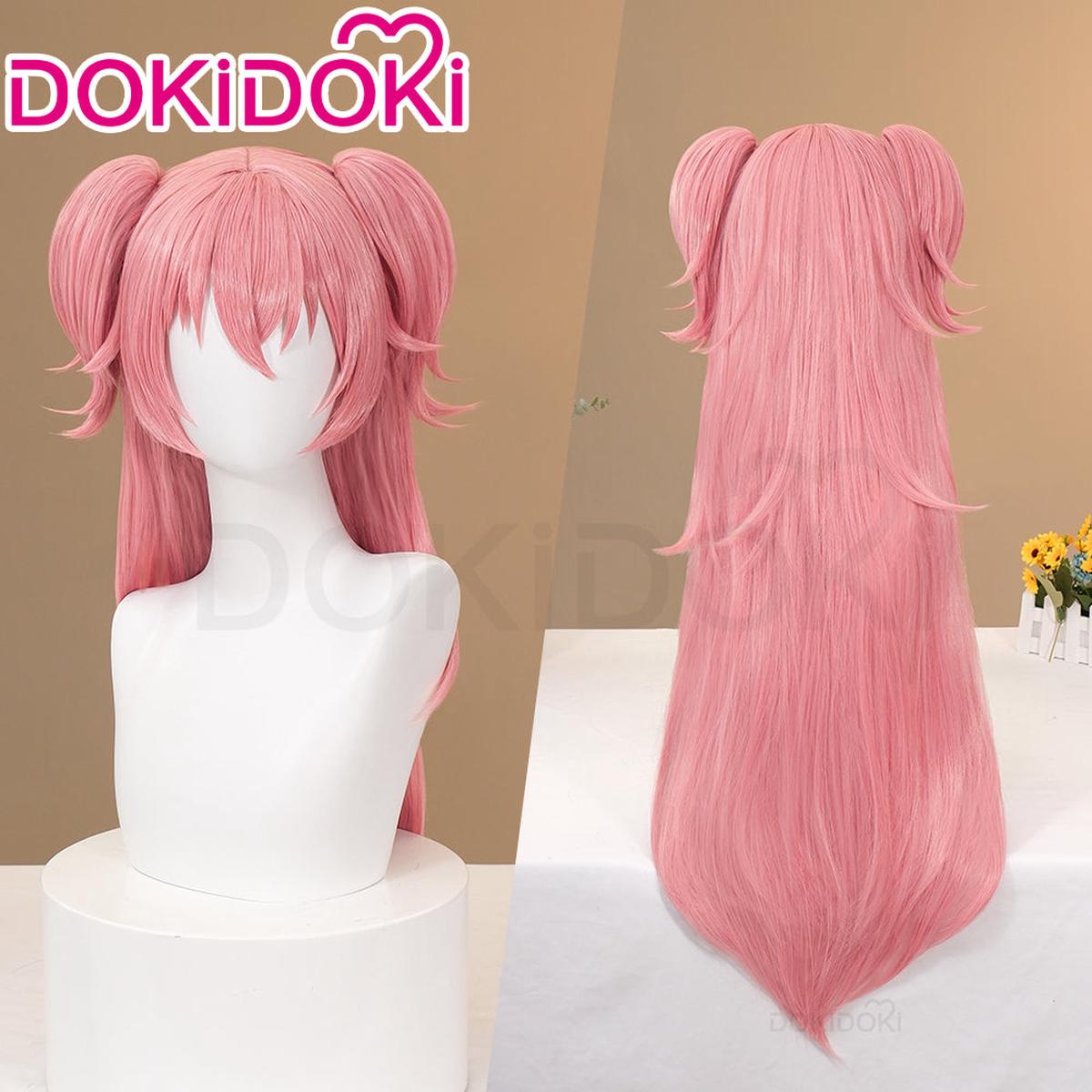 Ready For ShipDokiDoki Game Prooject Sekaai Colorful Staage Cosplay Momoii Airii Wig Long Straight Pink Hair