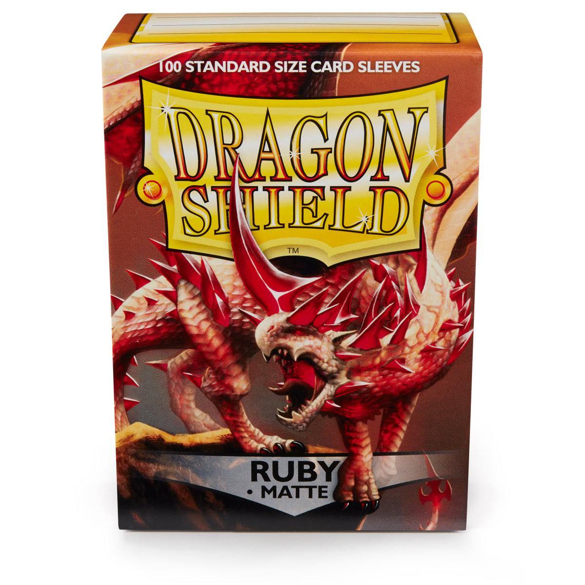 Dragon Shield Standard 100ct Sleeves - Ruby (Matte)