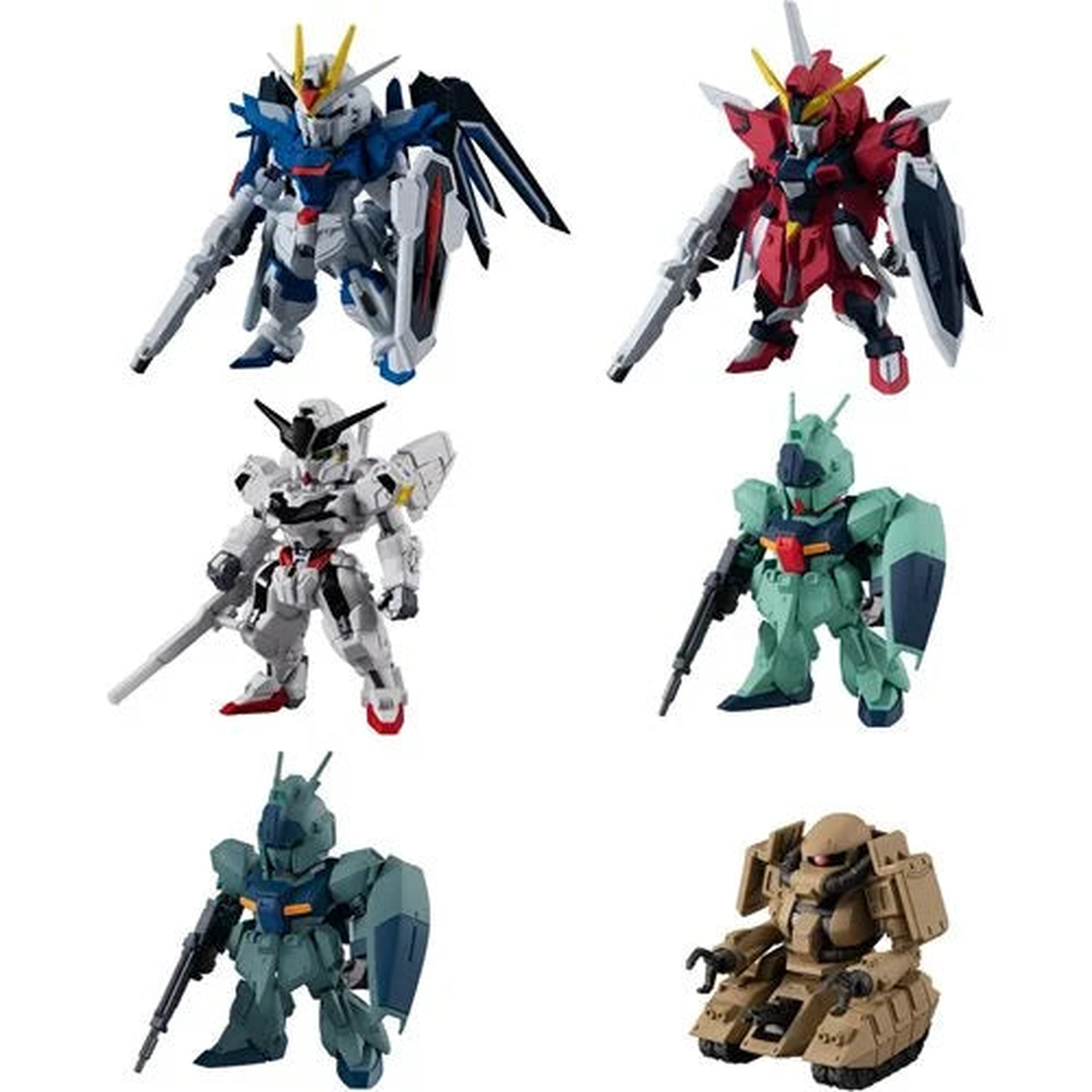 Mobile Suit Gundam FW Gundam Converge 24 Mini-Figure Display Case of 10 Bandai