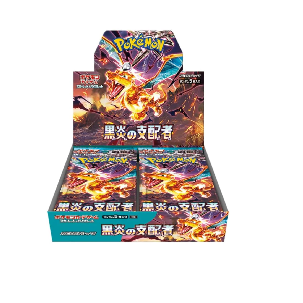Pokemon Ruler Of The Black Flame SV3 Booster Box - Scarlet Violet Series - Japanese