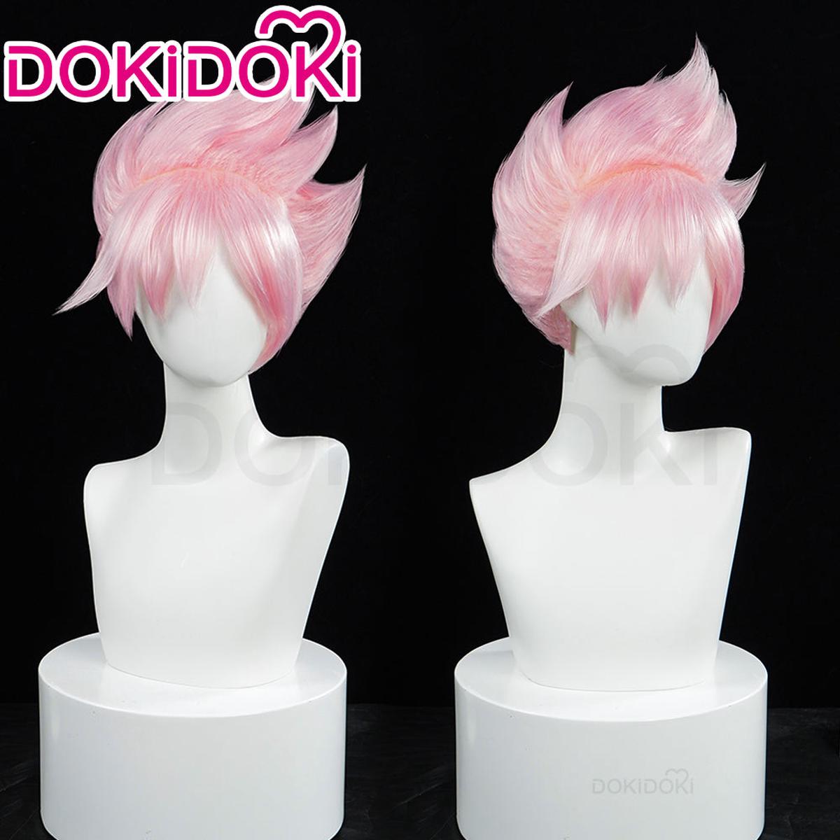 Ready For ShipDokiDoki Game OMORI Cosplay Spaceboy Wig Short Pink Hair