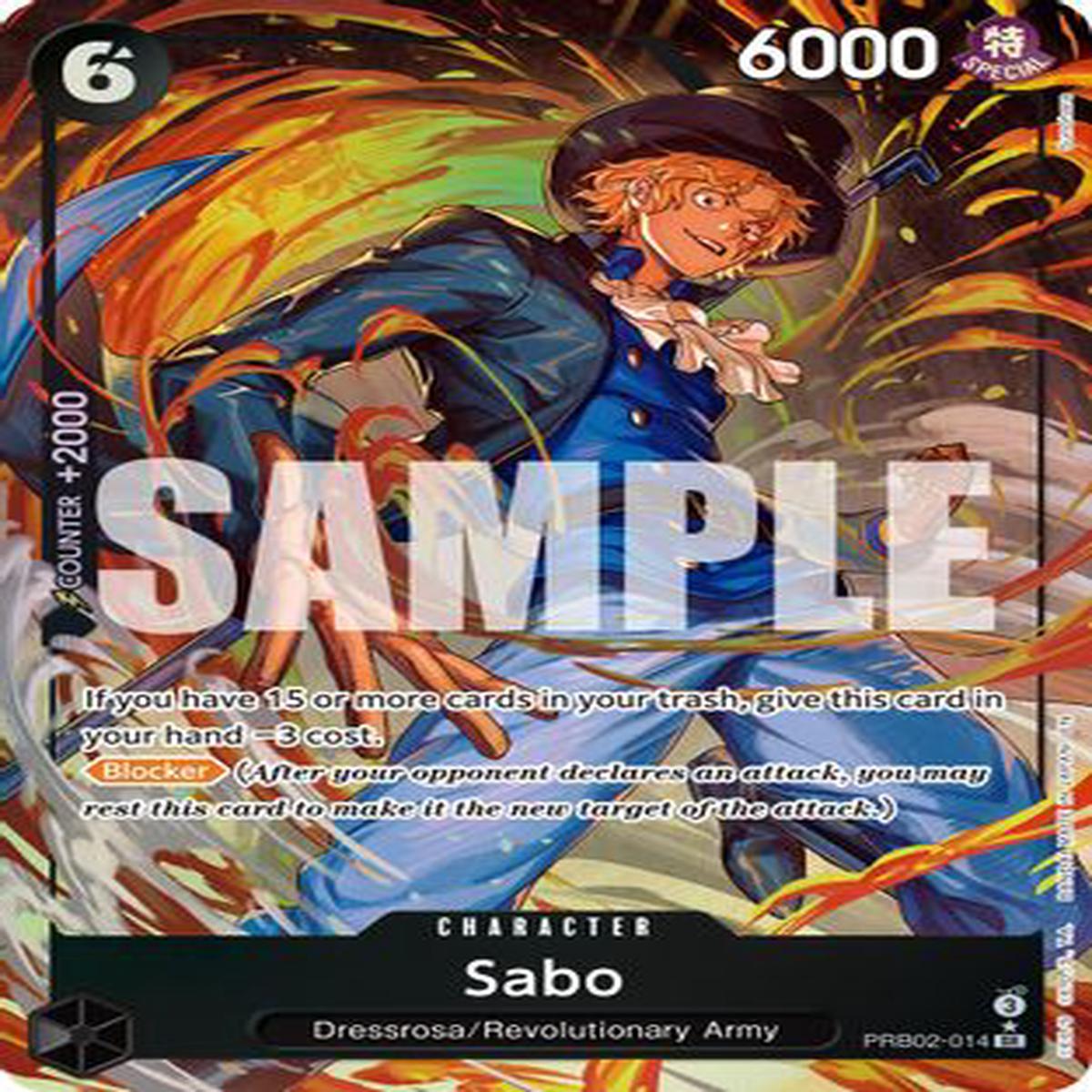 Sabo (Alternate Art) (PRB02-014) - Premium Booster -The Best- Vol 2 Foil