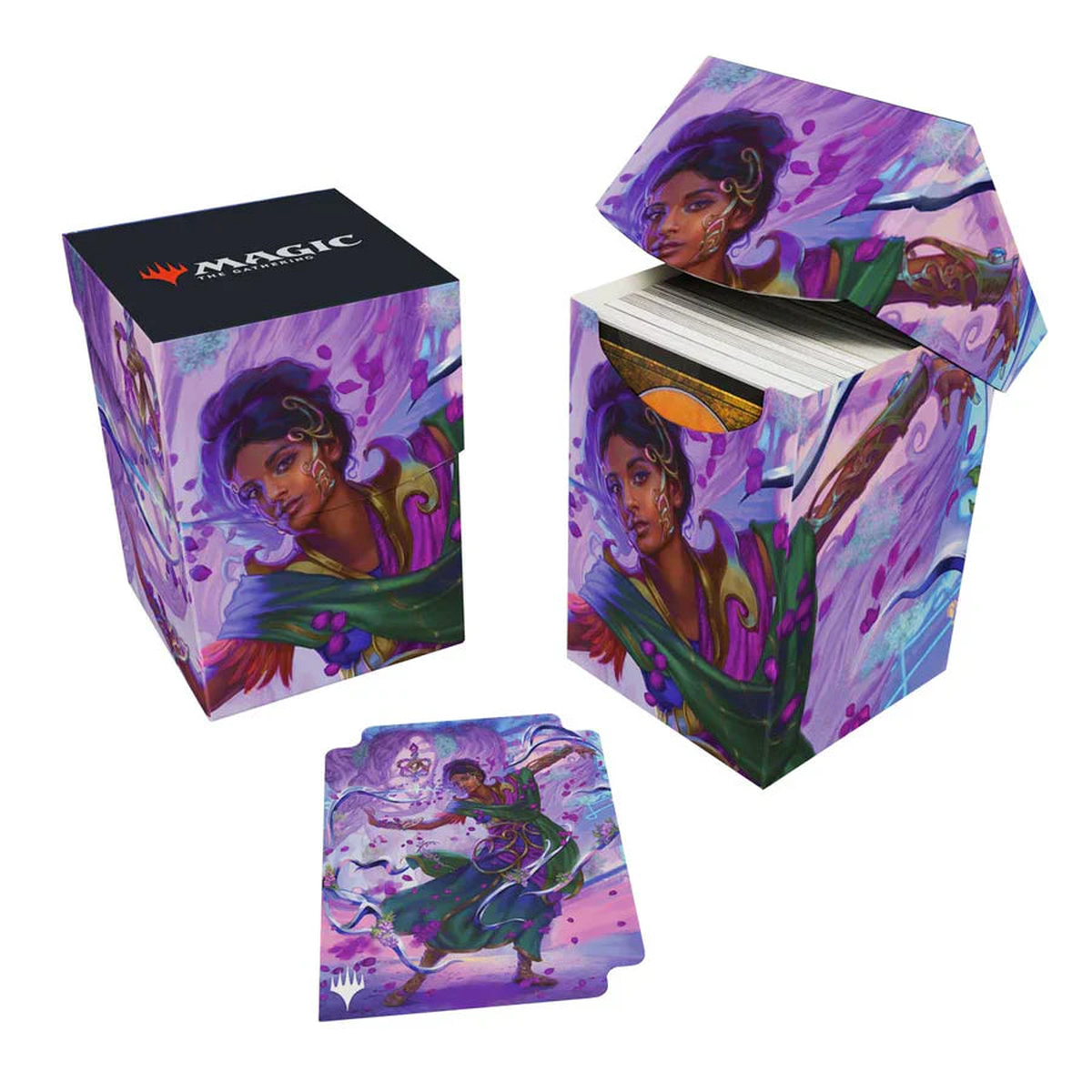 Ultra PRO Magic The Gathering 100 Deck Box - Aetherdrift (Avishkar Living Energy)