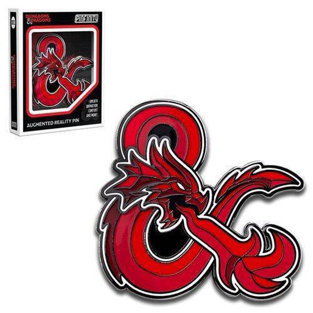 Dungeons Dragons Ampersand Augmented Reality Enamel Pin
