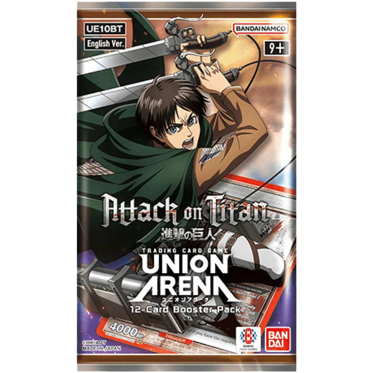 Attack on Titan UE10BT Union Arena Booster Pack (1 Booster Pack)